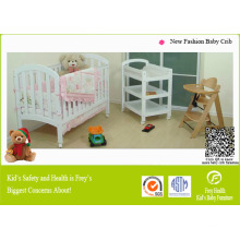New Fashion Wooden Baby Cot Set Furniture